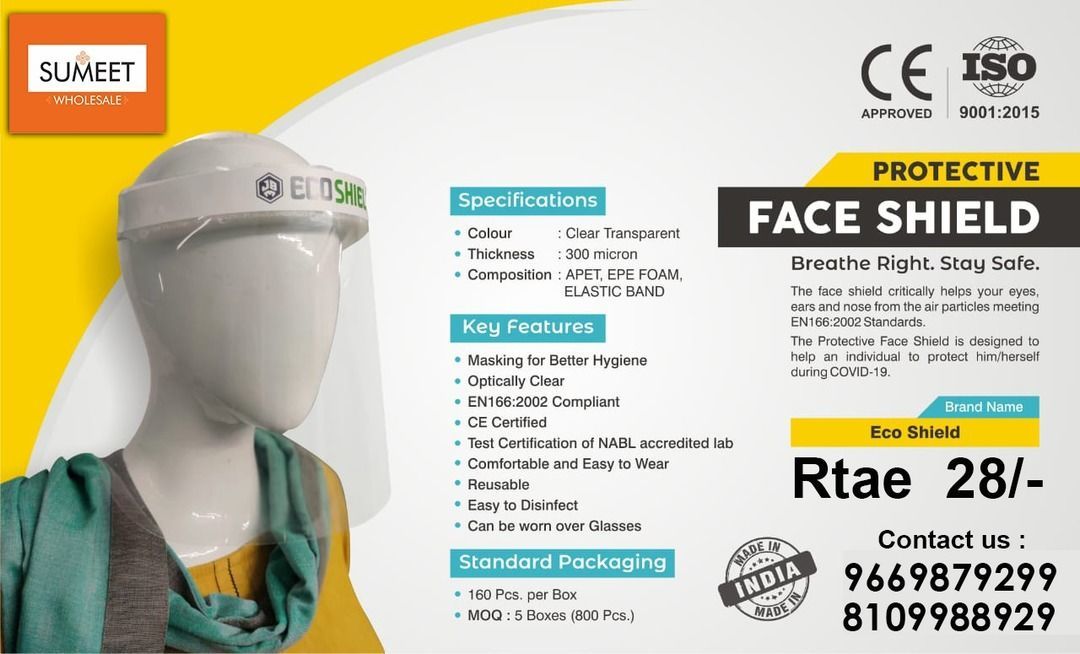 Faceshield uploaded by business on 5/3/2021
