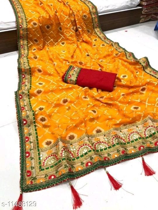 Bandhani Sarees ❤️ uploaded by business on 5/3/2021