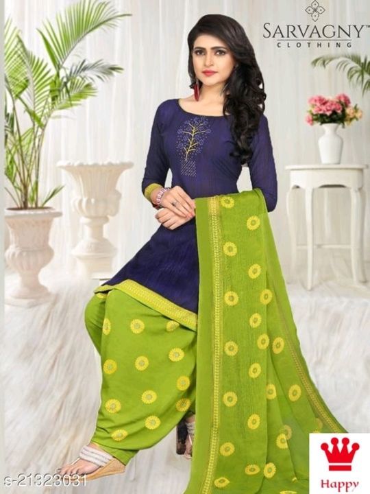 Myra Refined Salwar Suits & Dress Materials uploaded by Happy on 5/3/2021