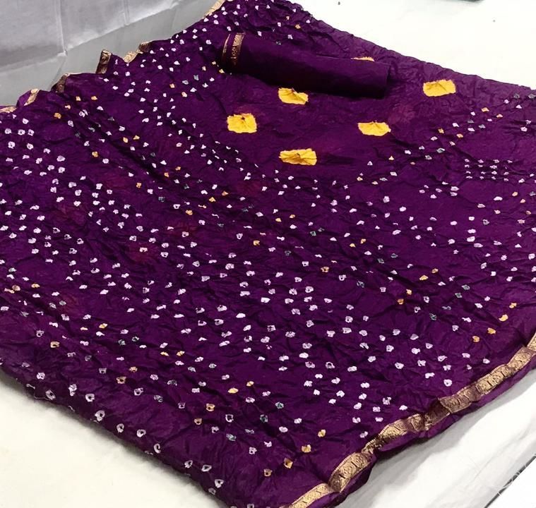 Bandhni silk uploaded by business on 5/3/2021