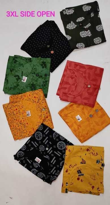 Rayon uploaded by Kurtis collection on 5/3/2021
