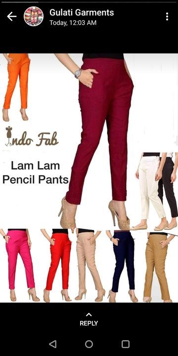 Cotton pants uploaded by Pihu Collection on 5/3/2021