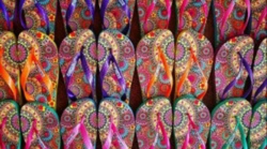 Candy designer slippers