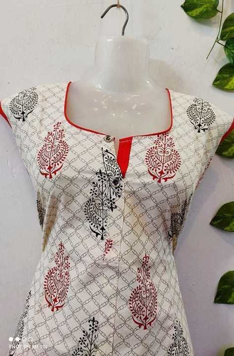 Post image Hey chack out my new product 
Regular Uses Pure Cotton Long Kurti 

Short sleeves attached inside 

Length 42"

Size- 46-48"
Price Only 400+$