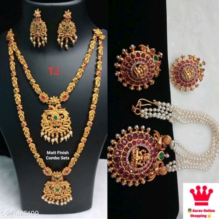 Shimmering Bejeweled women jewellery sets uploaded by business on 5/3/2021