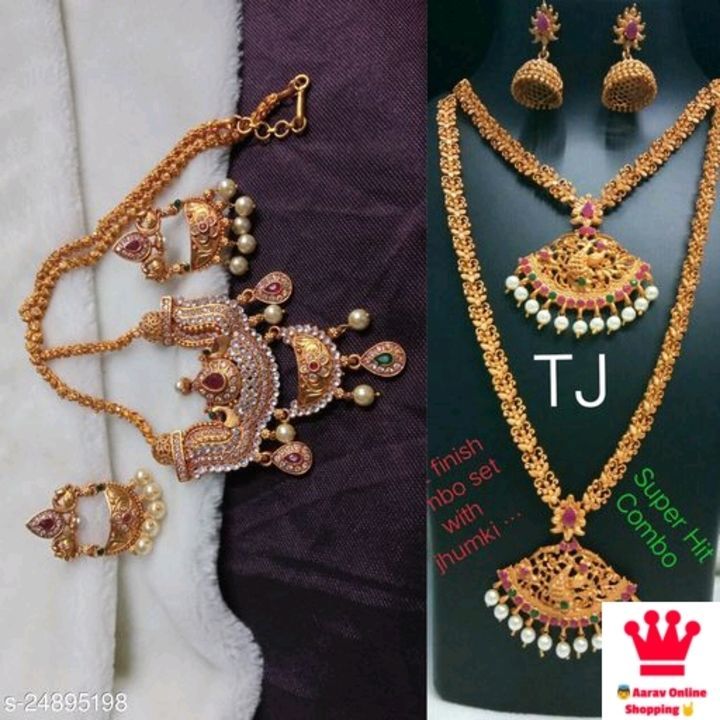 Shimmering Bejeweled women jewellery sets uploaded by Aarav online marketing on 5/3/2021