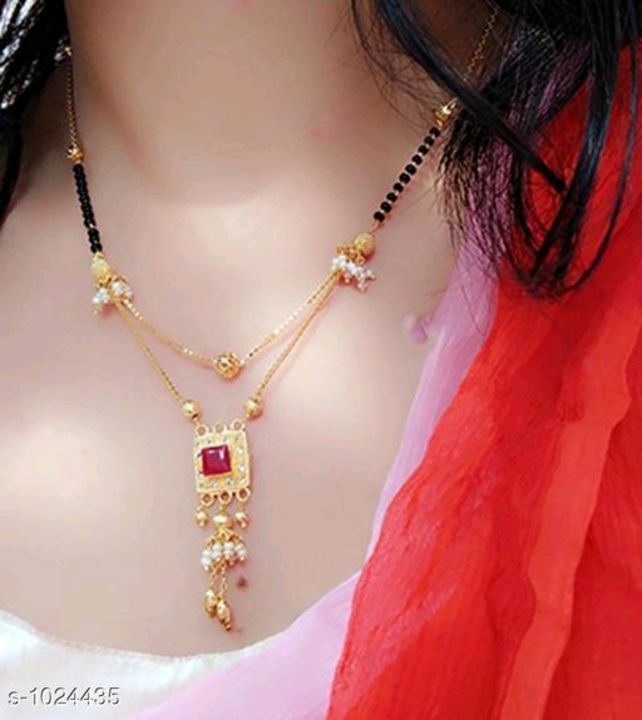Ladies Beautiful Alloy Mangalsutra Vol uploaded by business on 5/4/2021