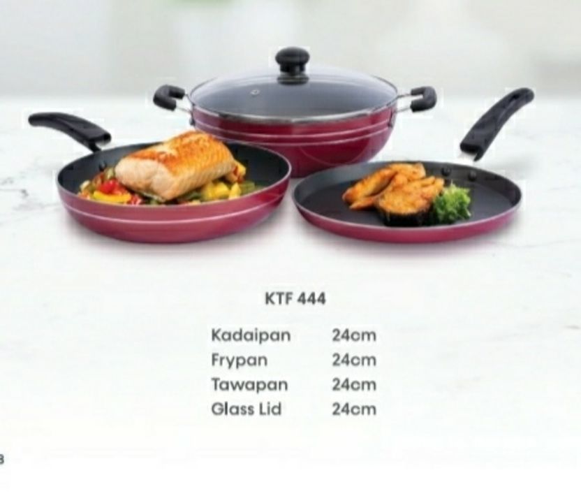 Non stick cookware set  uploaded by Kitchen Emporio on 5/4/2021
