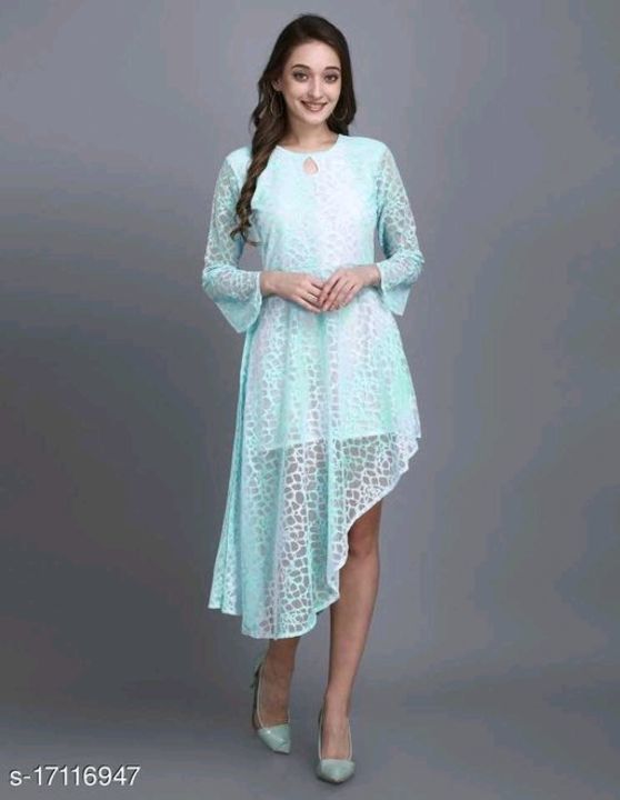 Woman Net party wear dress uploaded by Shagun Collections on 5/4/2021