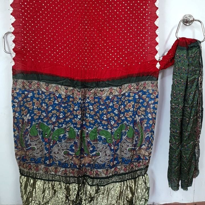 Modal gaji sarees uploaded by Shreeji handicrafts on 5/4/2021