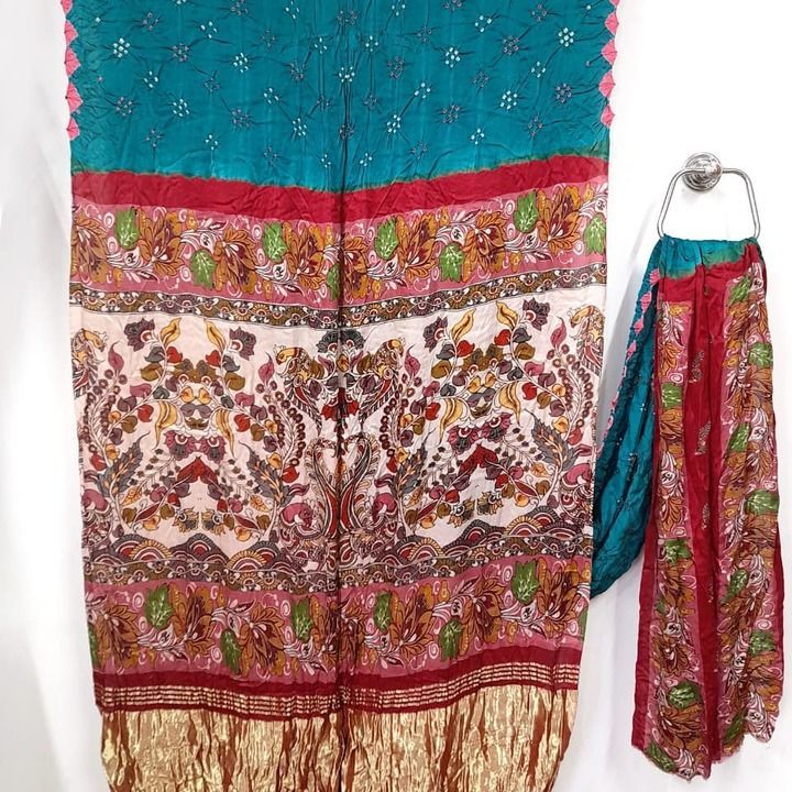 Modal gaji sarees uploaded by Shreeji handicrafts on 5/4/2021