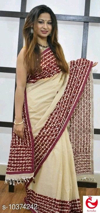 Chanderi cotton saree uploaded by Dristy collection on 5/4/2021