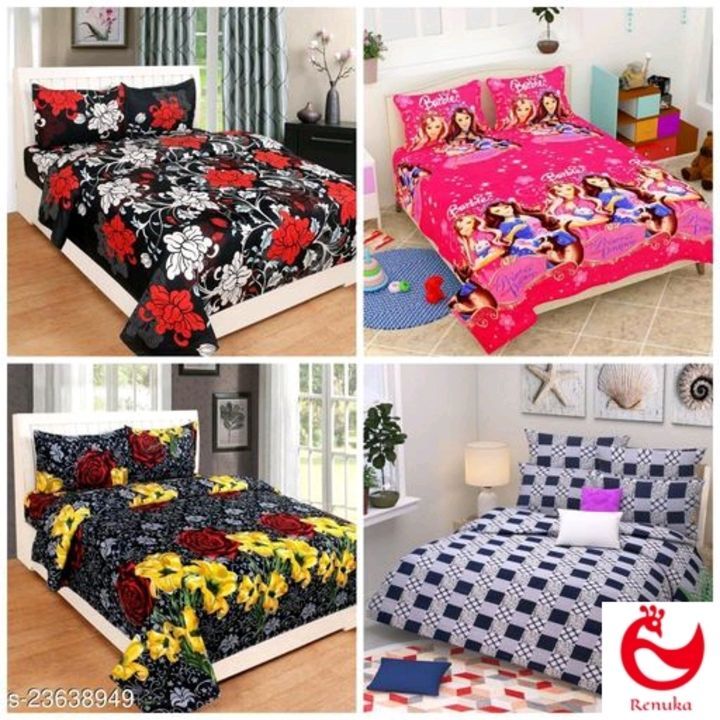 Voguish fancy bedsheets uploaded by Dristy collection on 5/5/2021