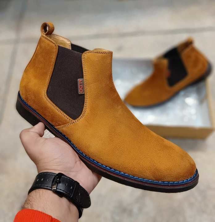 Aldo Chelsea Boots For Menz { Tan } uploaded by business on 5/5/2021