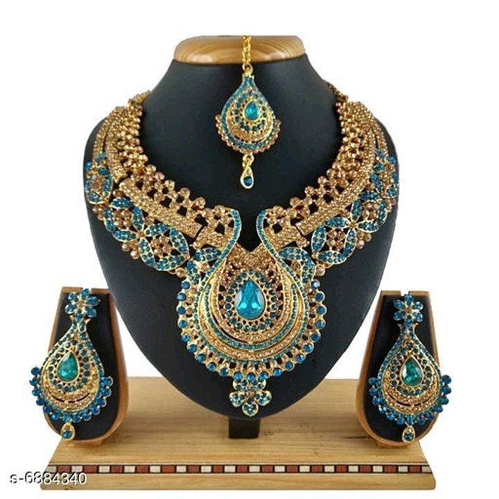 Post image Princess Fusion Jewellery Sets*
Base Metal: Alloy
Plating: Gold Plated
Stone Type: Artificial Stones
Sizing: Adjustable
Type: Necklace Earrings Maangtika
Multipack: 1
Dispatch: 2-3 Days
Designs: 17
Easy Returns Available In Case Of Any Issue
*Proof of Safe Delivery! Click to know on Safety Standards of Delivery Partners- https://bit.ly/30lPKZF

For free shipping ✔️
COD
Offer aapke kiye
Visit now
+919893679155

Easy to refund
Easy to return
Easy to exchange

No money issues

Keep shopping 🛍️👍😍
Stay home stay safe
Thank you for visiting our collection