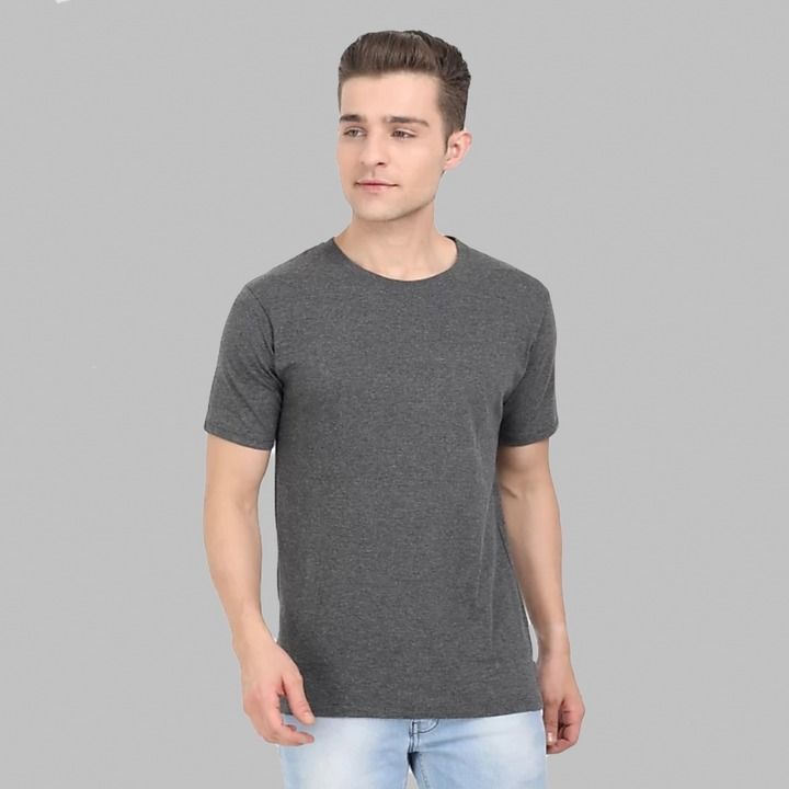 Men's plain round neck T-shirt uploaded by business on 5/5/2021