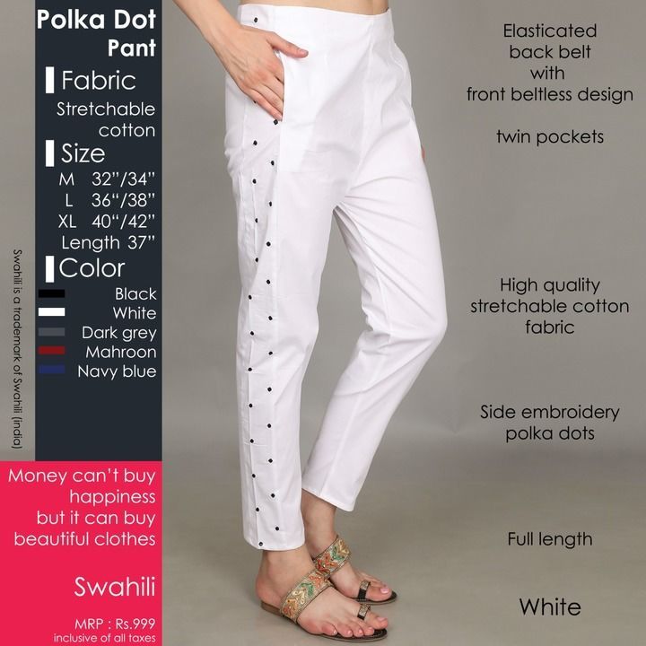 Polka dots Pant uploaded by Sai collection on 5/5/2021