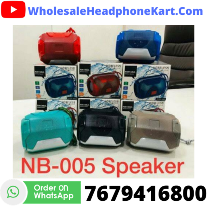NB005 Portable Bluetooth Speaker | Bluetooth Connectivity | Full Bass Stereo WHK349 uploaded by HeadphoneKart.in on 5/5/2021