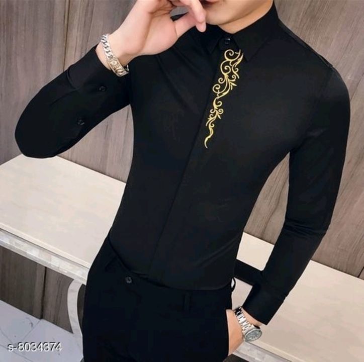 Party Wear mens shirt  uploaded by Radhey rani store on 5/5/2021