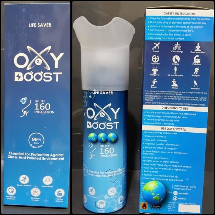 Oxyboost 9 liter portable oxygen can uploaded by Forever youth on 5/6/2021