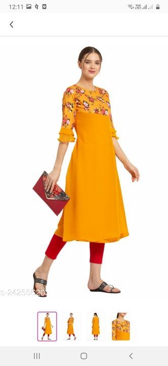 Crepe Kurtis  uploaded by business on 5/6/2021