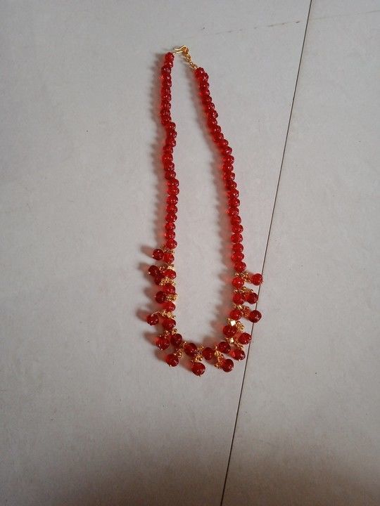 Real glass Pumpkin beads 📿 uploaded by Amulya jewelry on 5/6/2021