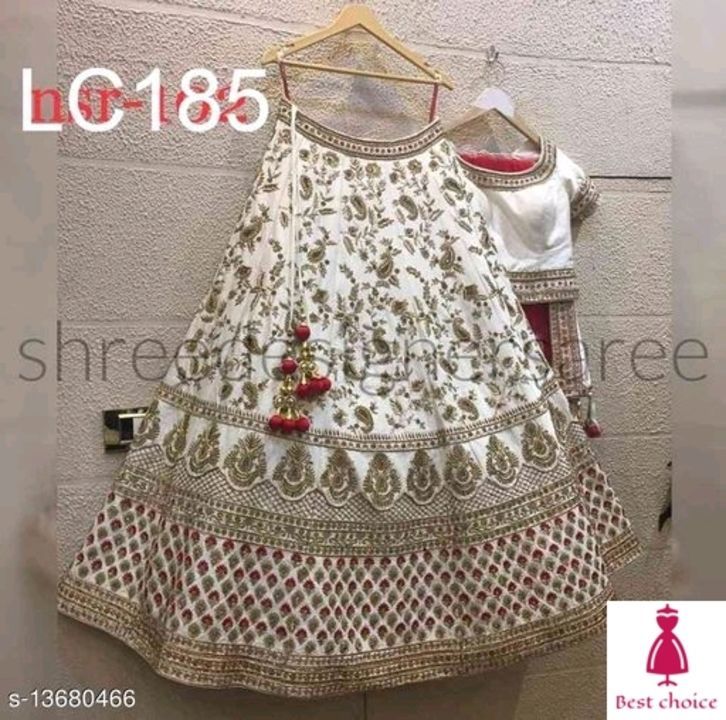 Designer party wear embroidered work leheng  uploaded by Best choice on 5/6/2021