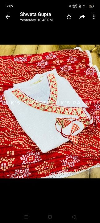 New Angrakha pattern kurti uploaded by Aarvi Fashion on 5/6/2021