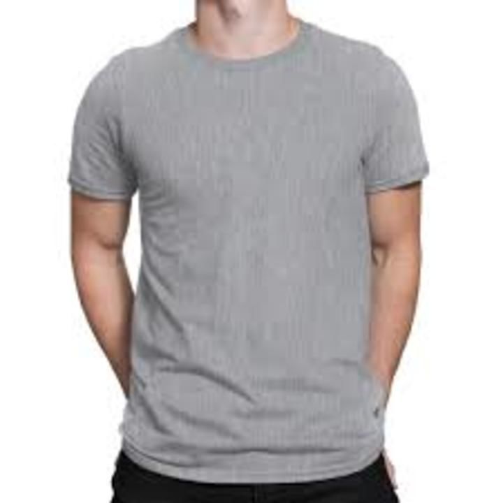 Grey Cotton T-Shirt uploaded by Sunil Enterprises on 5/6/2021