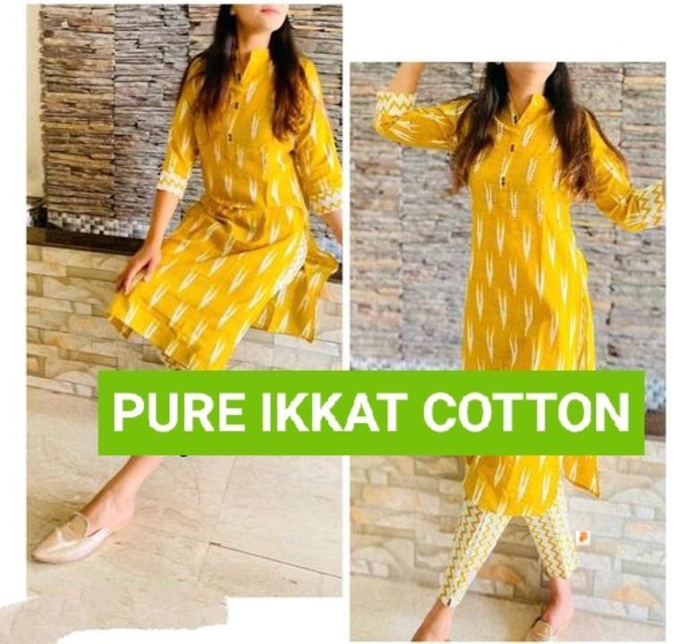 Pure cotton kurti set uploaded by business on 5/6/2021