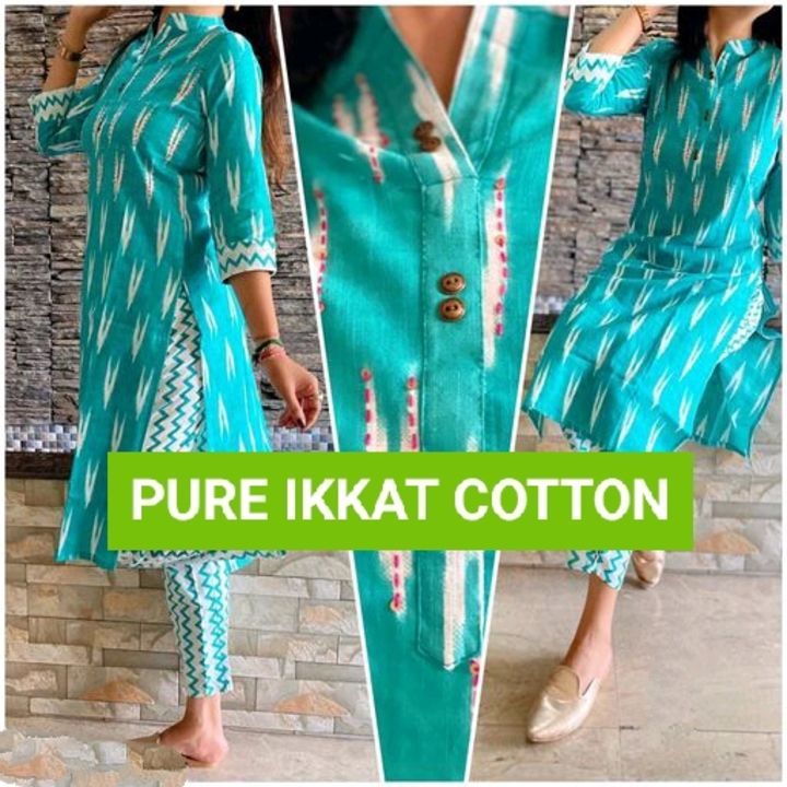Pure cotton kurti set uploaded by business on 5/6/2021