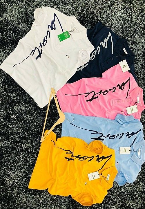 🛍LACOSTE🎉ONLY FOR BRAND LOVERS💯M:L:XL:XXL🎁LYCRA METTI❤️ uploaded by 👑LENZOCUTS✂️ on 8/1/2020