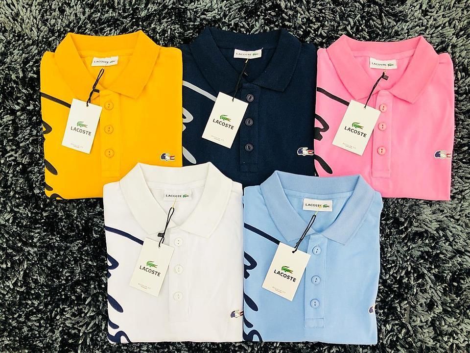 🛍LACOSTE🎉ONLY FOR BRAND LOVERS💯M:L:XL:XXL🎁LYCRA METTI❤️ uploaded by business on 8/1/2020