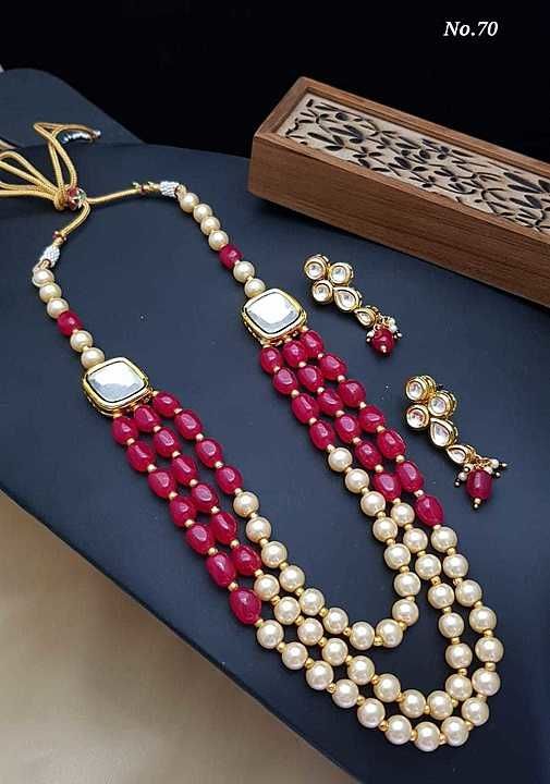 Pearl necklace  uploaded by Neeru beauty point  on 8/1/2020