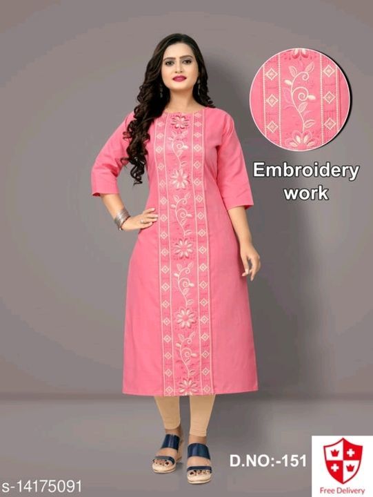 Trendy Fabulous Embroidered Plus Size Kurtis* uploaded by business on 5/7/2021
