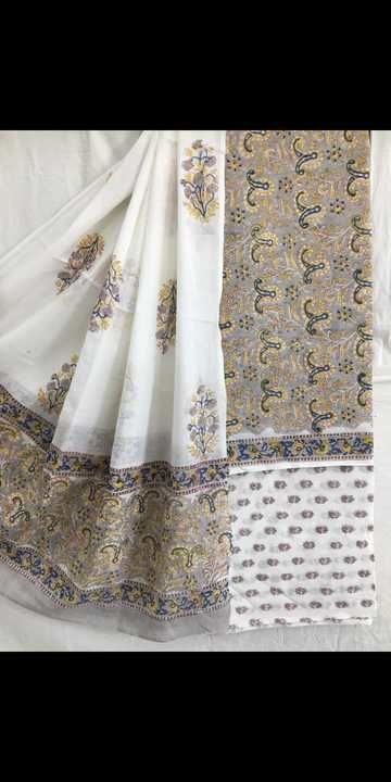 Cotton suits mulmul dupatta  uploaded by business on 5/7/2021