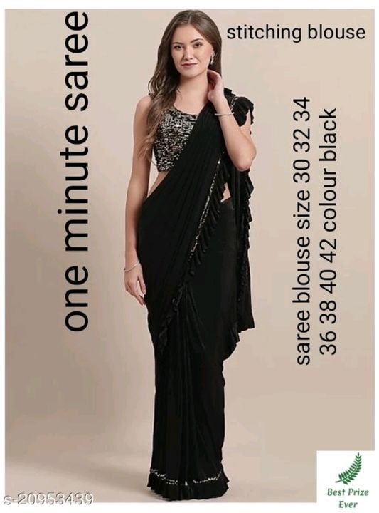1 minute saree  uploaded by Best Price ever on 5/7/2021
