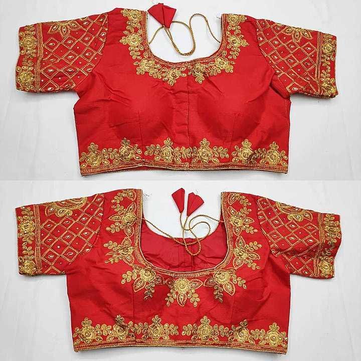 Designer silk readymade blouse uploaded by Fabric collection on 8/1/2020