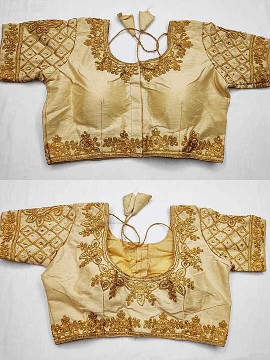 Designer silk readymade blouse uploaded by Fabric collection on 8/1/2020