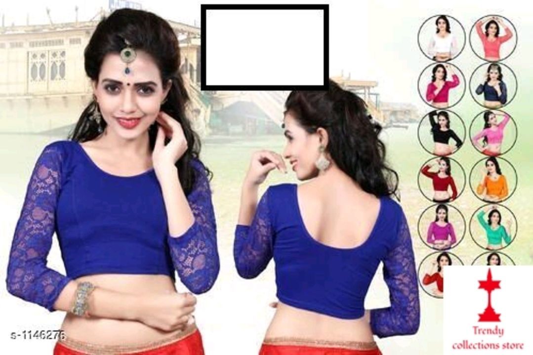 Trending readymade ethnic cotton lycra blouses uploaded by Fashionable and Trending Store on 5/7/2021