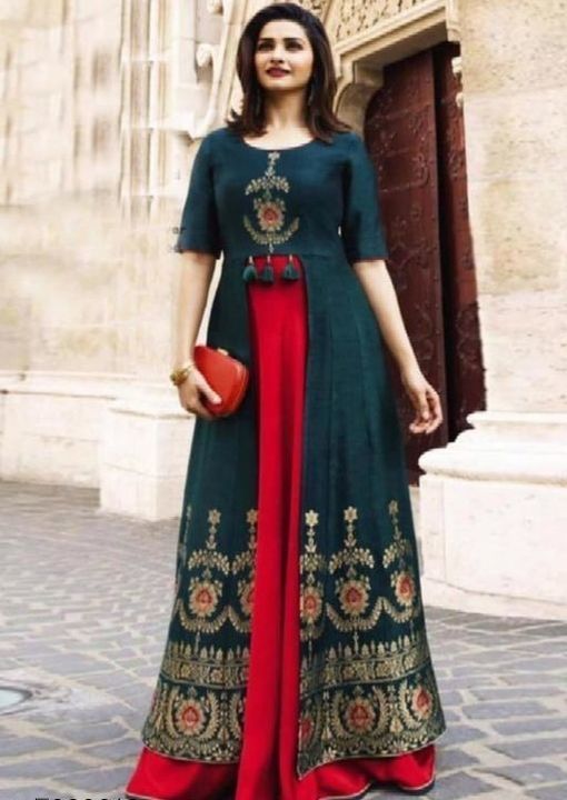 Reyon Kurtis With Skirts uploaded by business on 5/7/2021