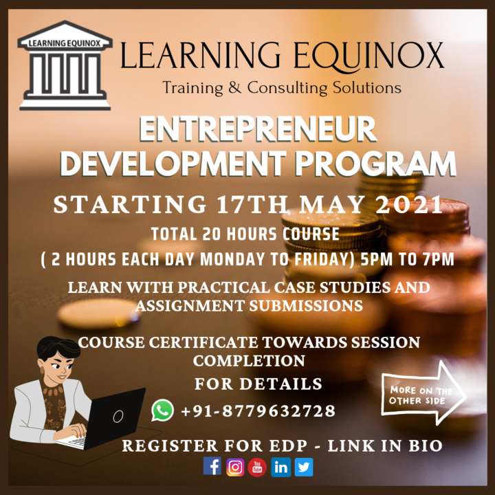 EDP COURSE uploaded by Learning Equinox on 5/7/2021