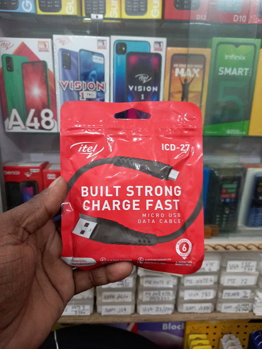 Itel data transfer data cabel uploaded by business on 5/8/2021