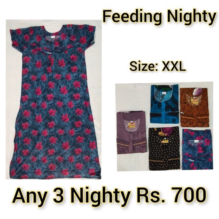 Feeding Nighty- Free shipping uploaded by business on 5/8/2021