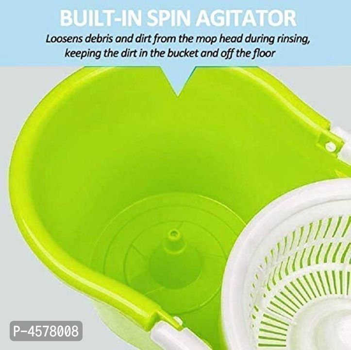 Magic Bucket Mop Without Wheel +1  Refill green  Color Mop Set, Mop, Cleaning Wipe, Refill Mop uploaded by Lko Shopping Center  on 5/8/2021