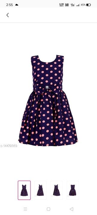 Kids cotton frock uploaded by business on 5/8/2021