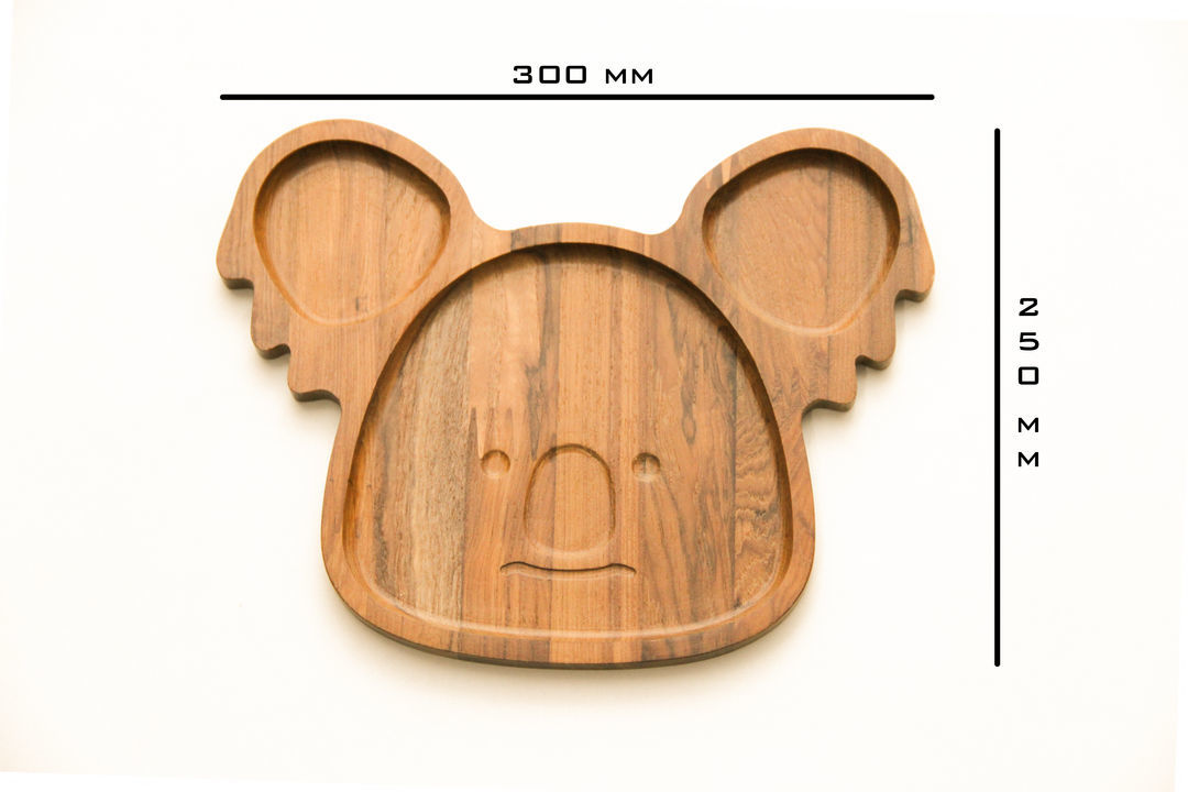 Wooden Kids Plate  uploaded by Black Fox Art & Craft  on 5/8/2021