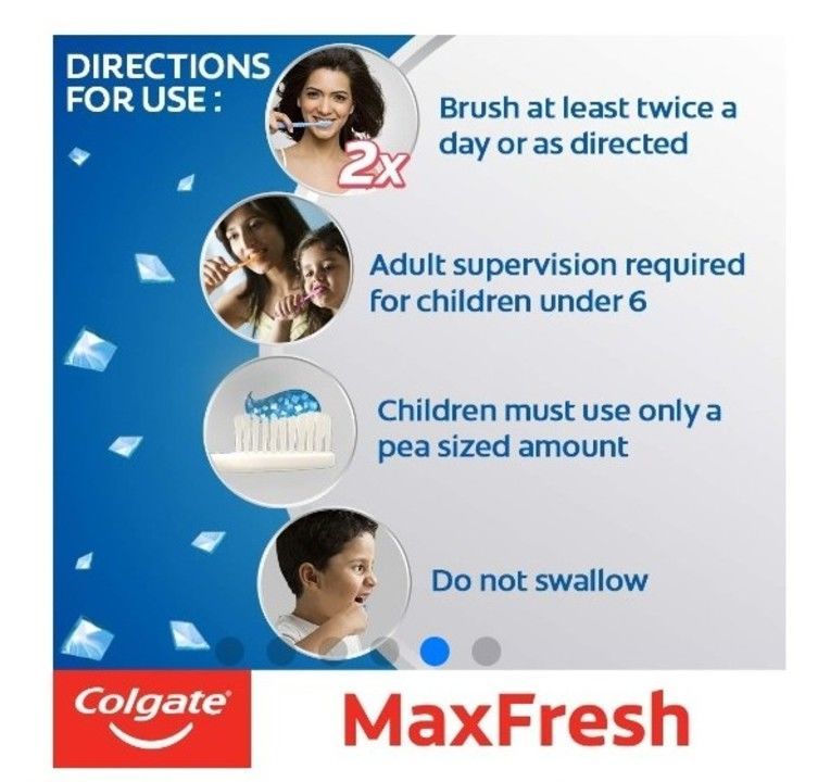 Colgate Maxfresh Toothpaste Blue Gel Paste (Peppermint Ice 150gm) uploaded by Finesse Boutique on 5/8/2021