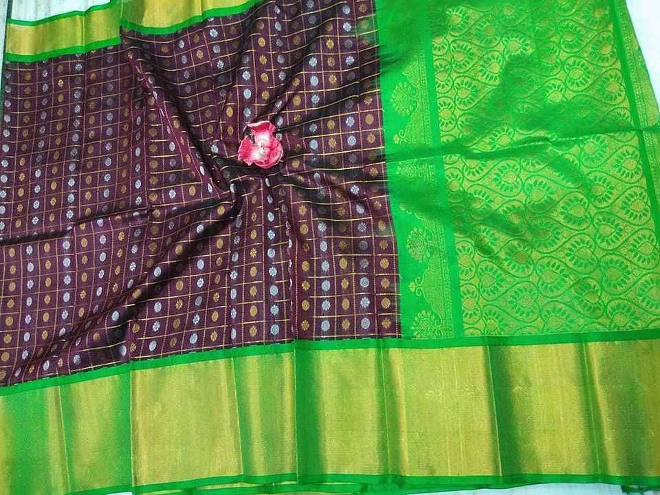 Kuppatam pattu sarees beautiful butas contract blouse beautiful pallu offer price 4100+$
 uploaded by business on 8/1/2020
