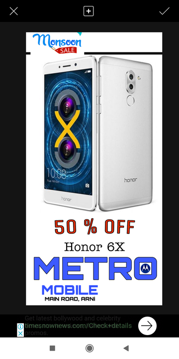 Honor 6x uploaded by Metro Mobile on 5/8/2021